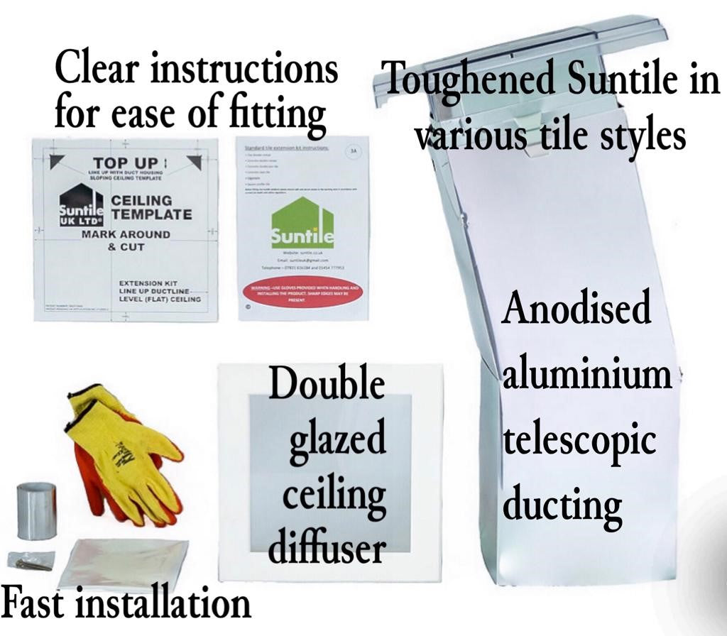 Suntile 1.7m Rigid Extension Kit